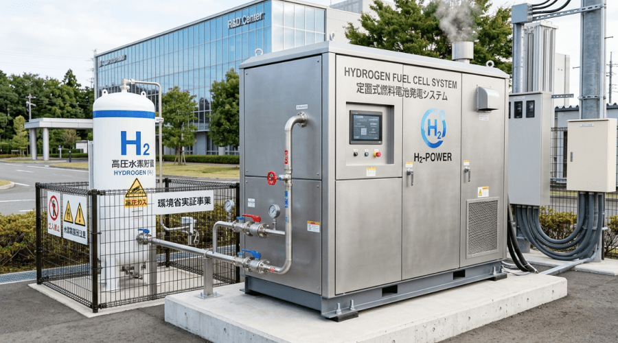水素を用いる定置式燃料電池を設置したい